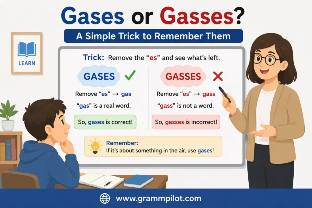 Gasses or Gases: A Simple Trick to Remember