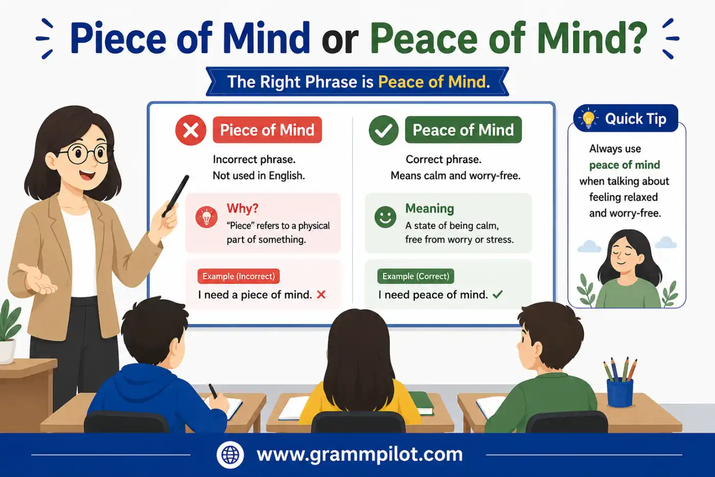 Piece of Mind or Peace of Mind