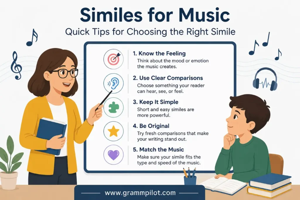 Quick Tips for Choosing the Right Simile