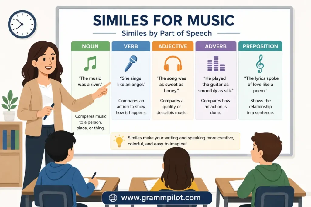 Similes by Part of Speech