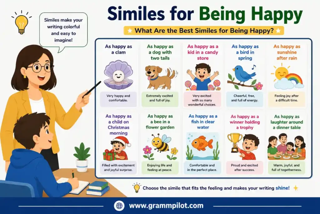 Similes for Being Happy: What Are the Best Similes for Being Happy?