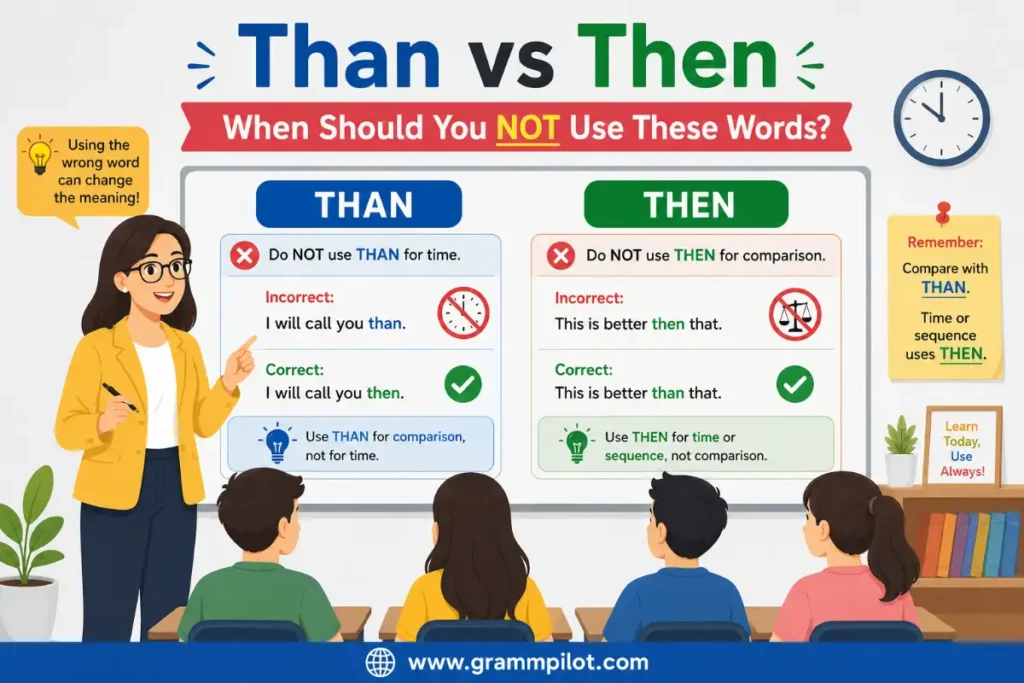 Than vs Then: When Should You NOT Use These Words?
