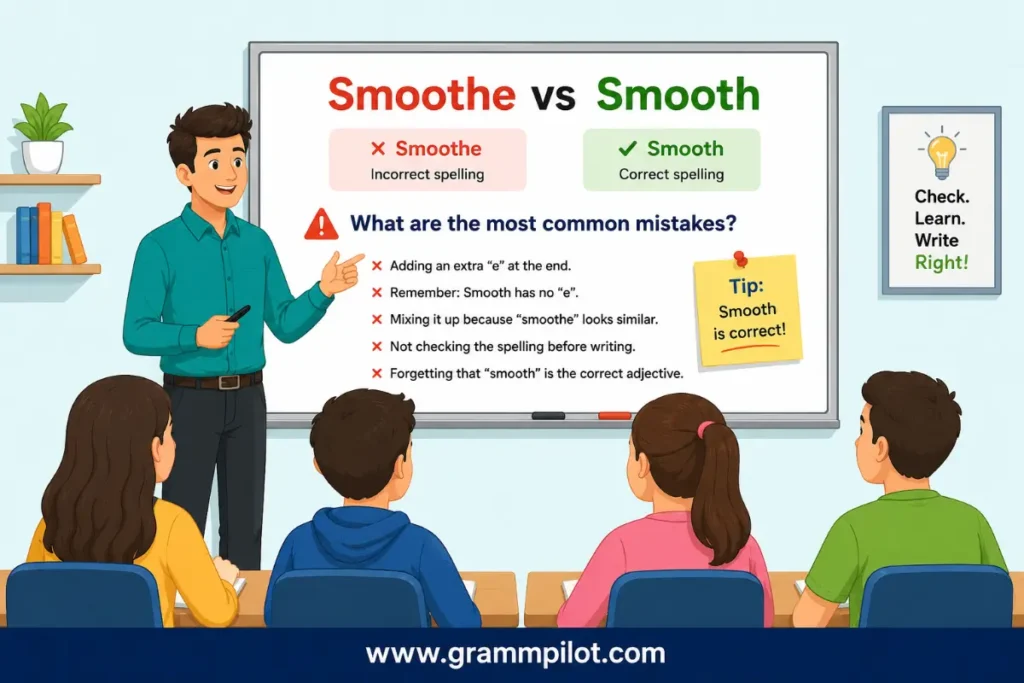 Smoothe vs Smooth: What are the most common mistakes?