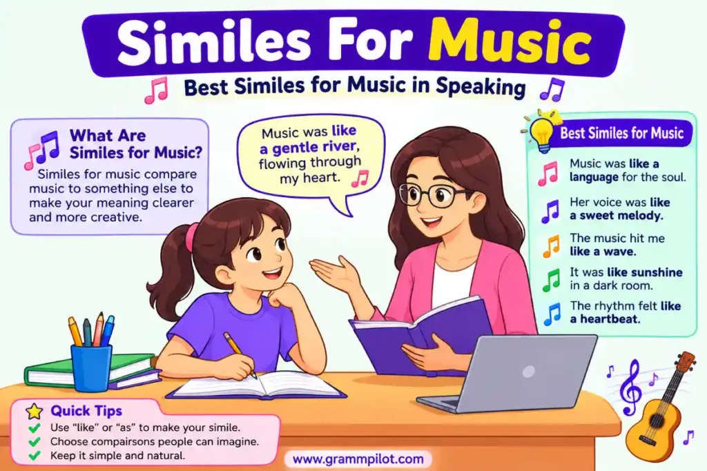 Best Similes for Music in Speaking