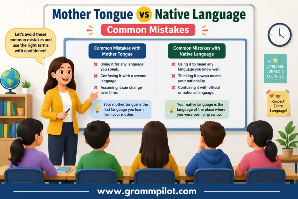 Common Mistakes With Mother Tongue vs Native Language