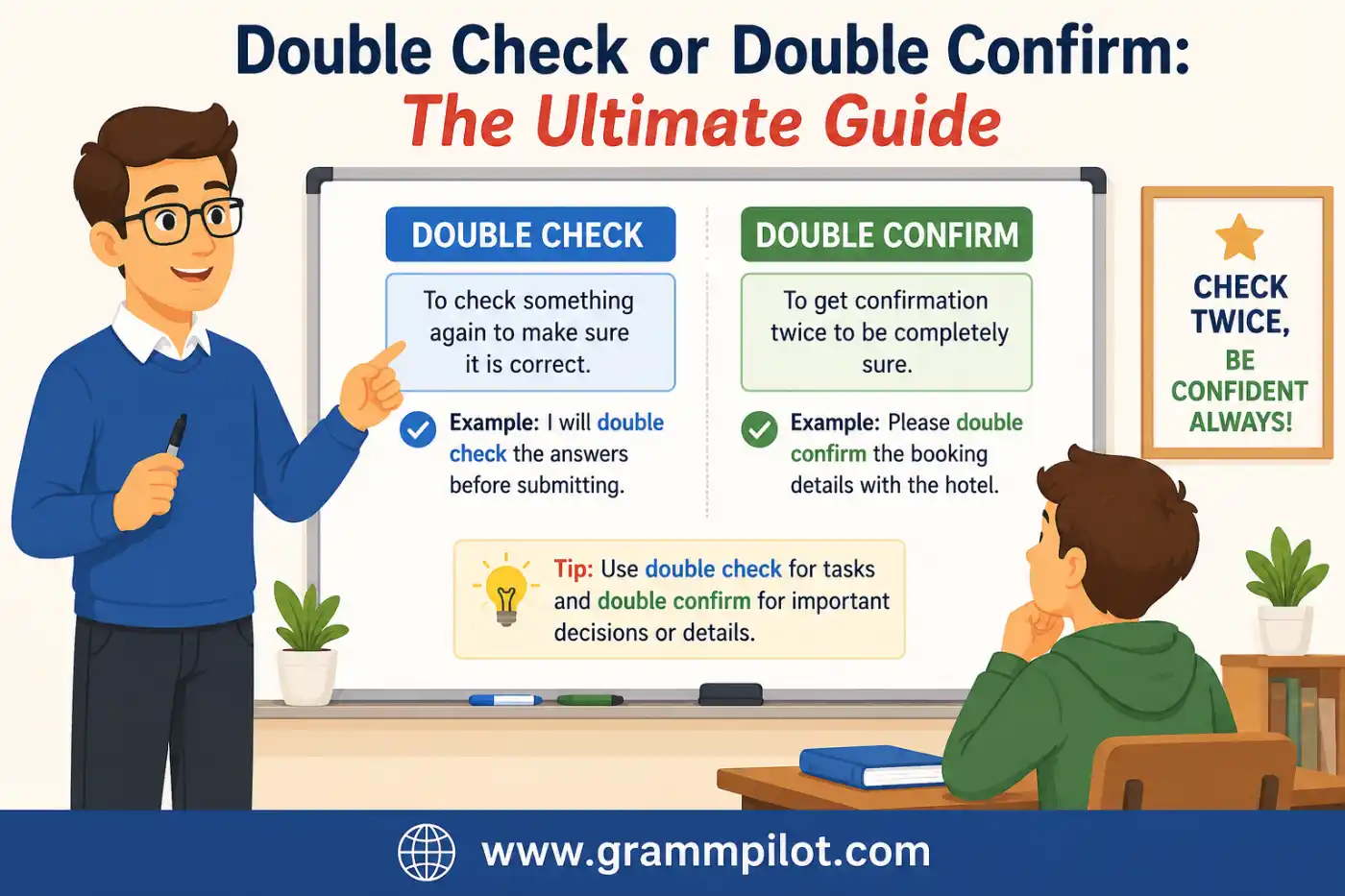 Double Check or Double Confirm: The Ultimate Guide