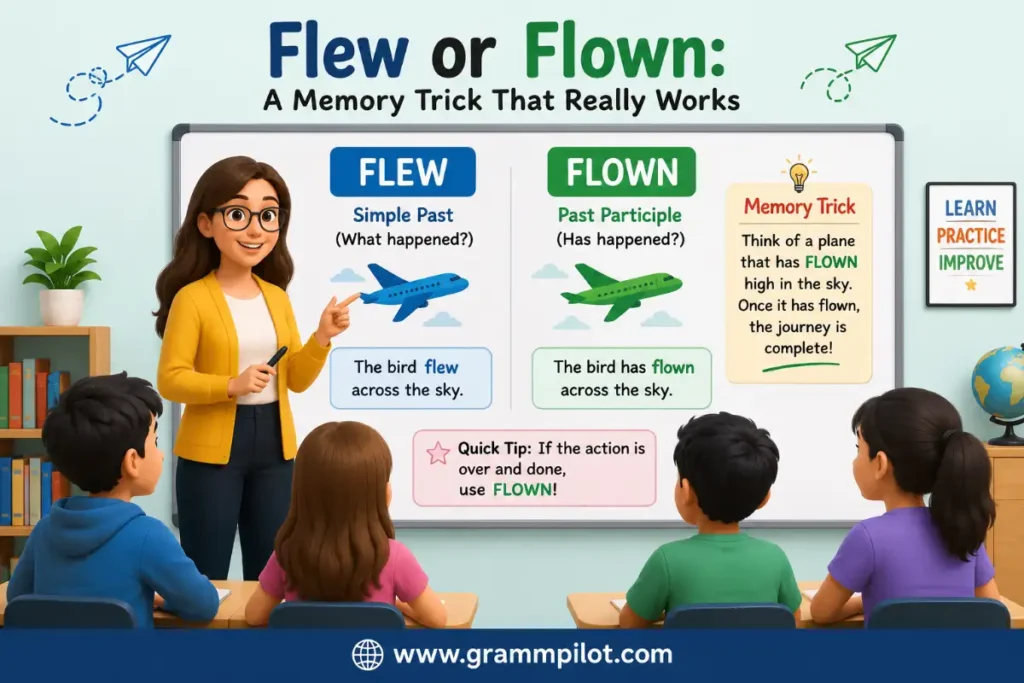 Flew or Flown: A Memory Trick That Really Works