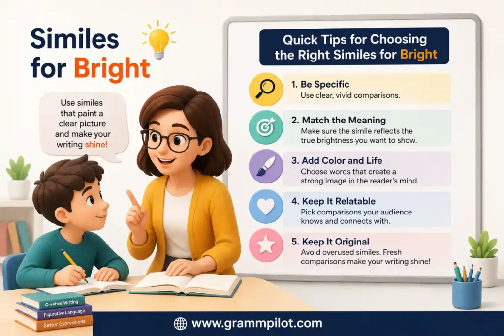 Quick Tips for Choosing the Right Similes for Bright