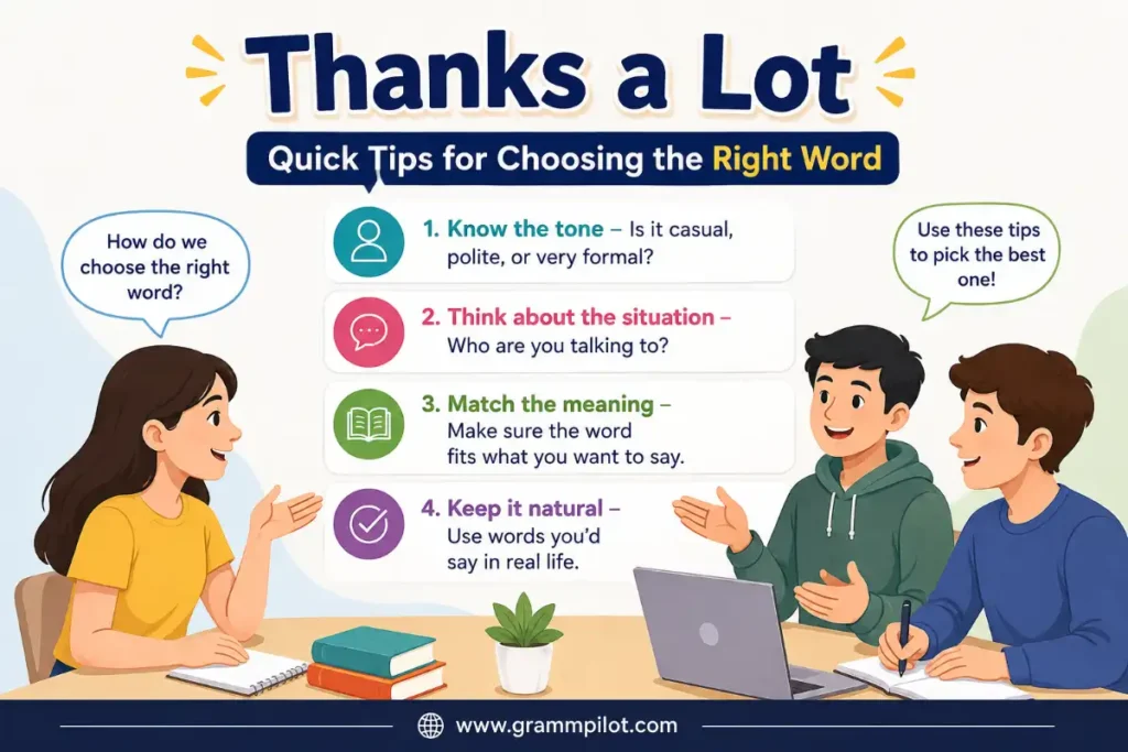 Quick Tips for Choosing the Right Word