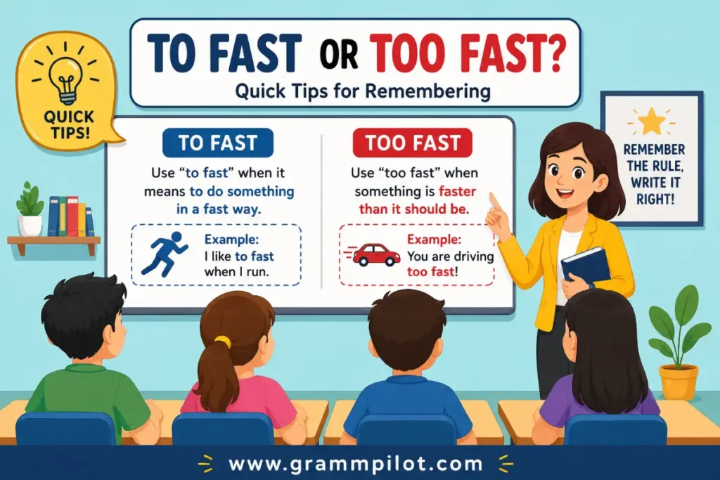 Quick Tips for Remembering To Fast or Too Fast