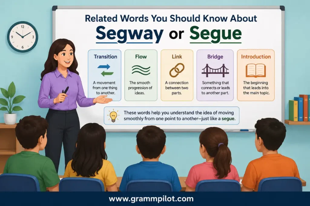 Related Words You Should Know About "Segway or Segue"