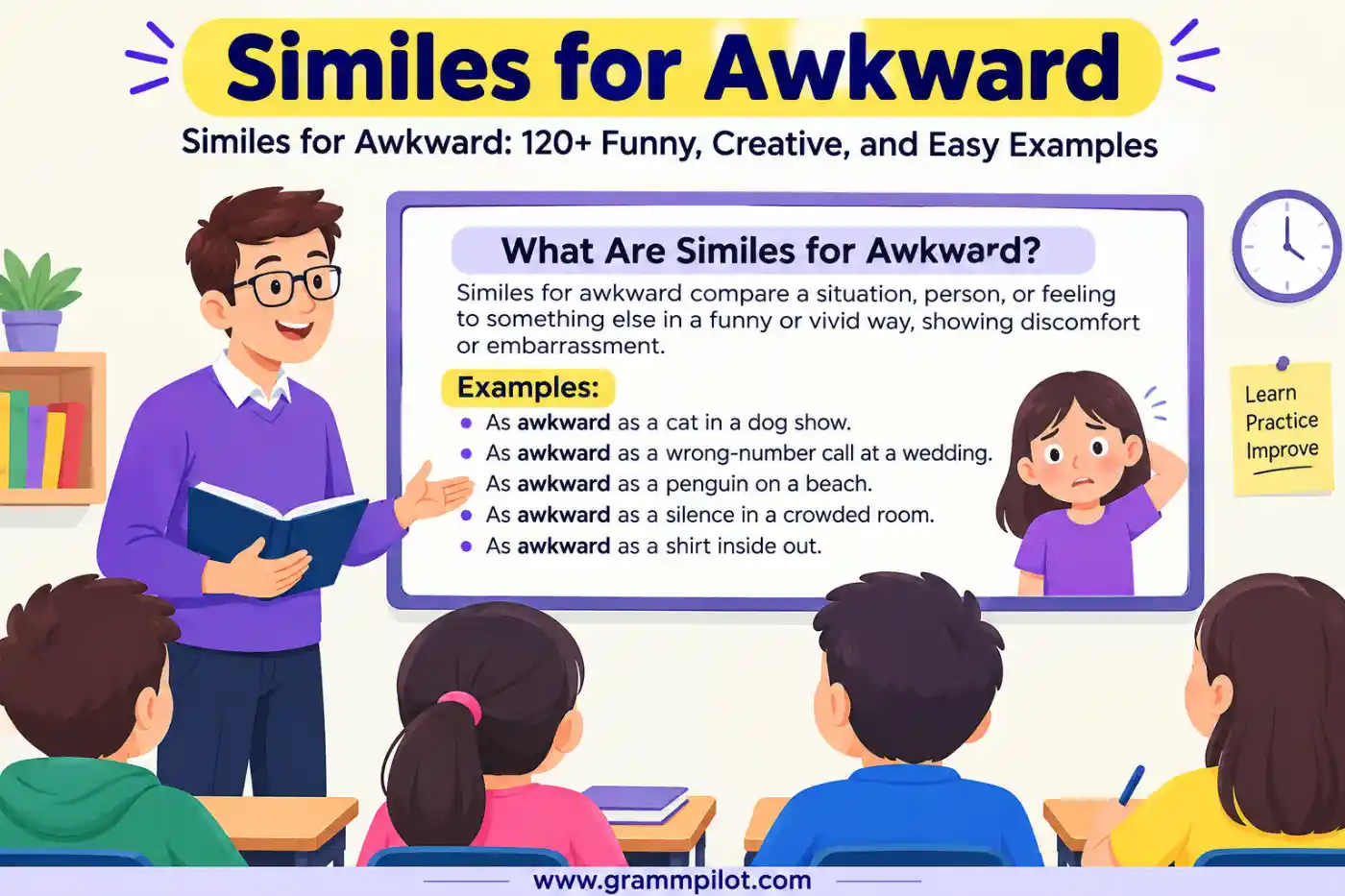 Similes for Awkward: 120+ Funny, Creative, and Easy Examples