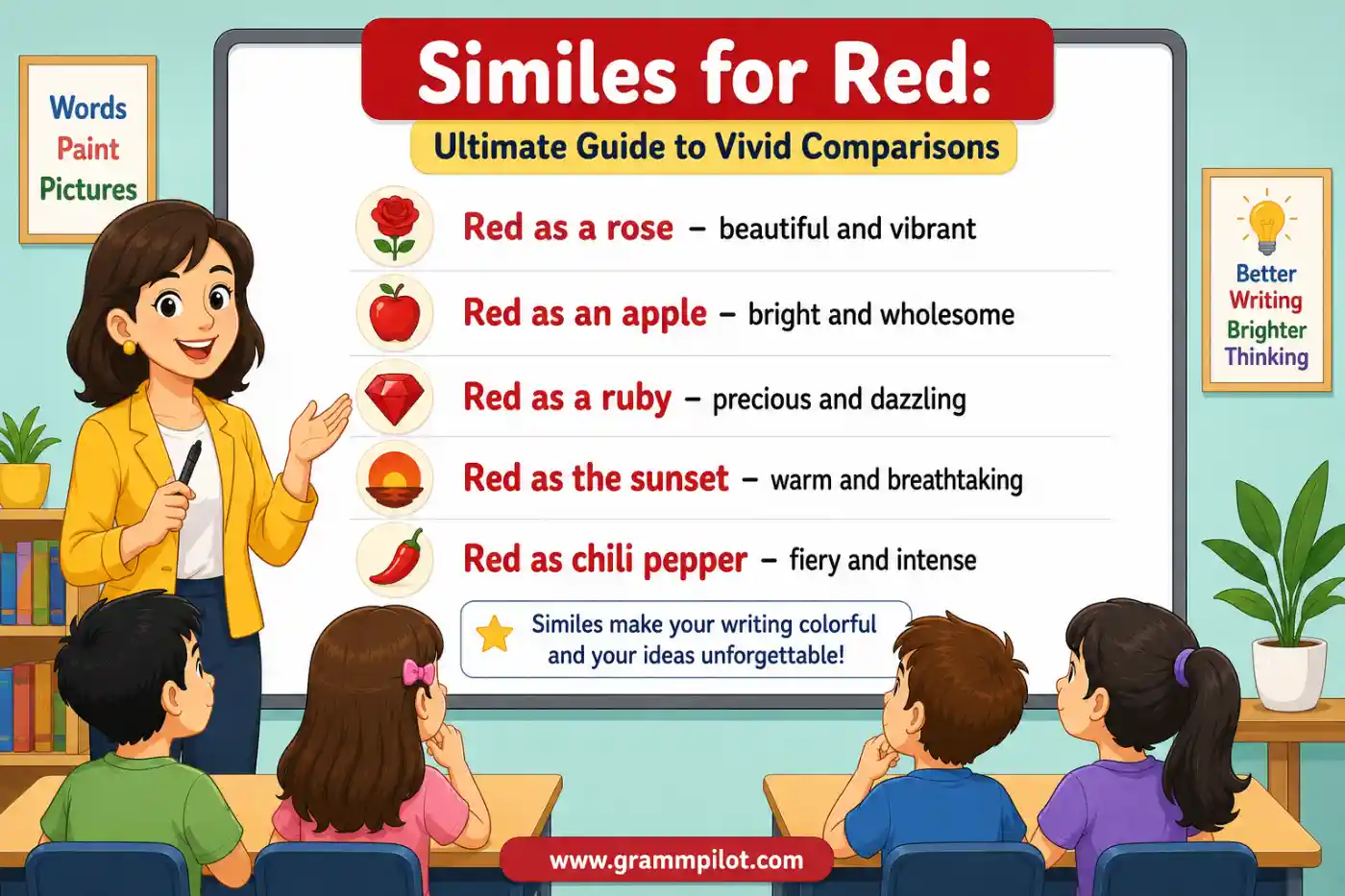 Similes for Red: Ultimate Guide to Vivid Comparisons