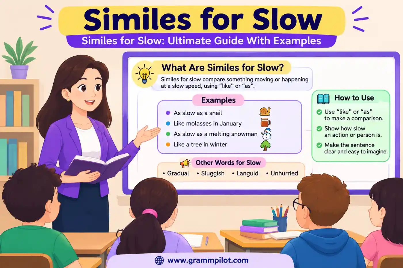 Similes for Slow: Ultimate Guide With Examples