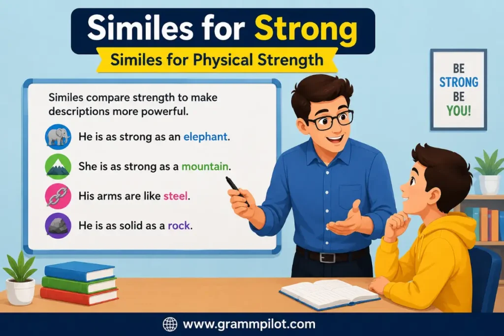 Similes for Strong: Similes for Physical Strength