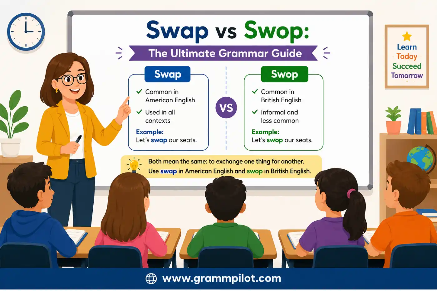 Swap vs Swop: The Ultimate Grammar Guide