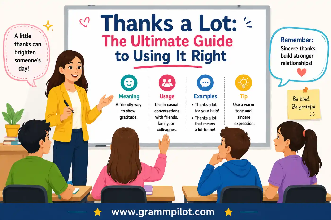 Thanks a Lot: The Ultimate Guide to Using It Right