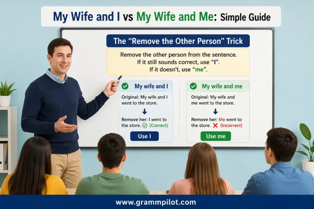 The "Remove the Other Person" Trick