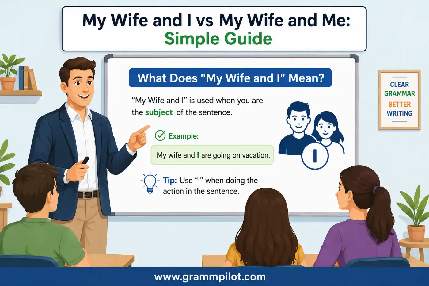 What Does "My Wife and I" Mean?