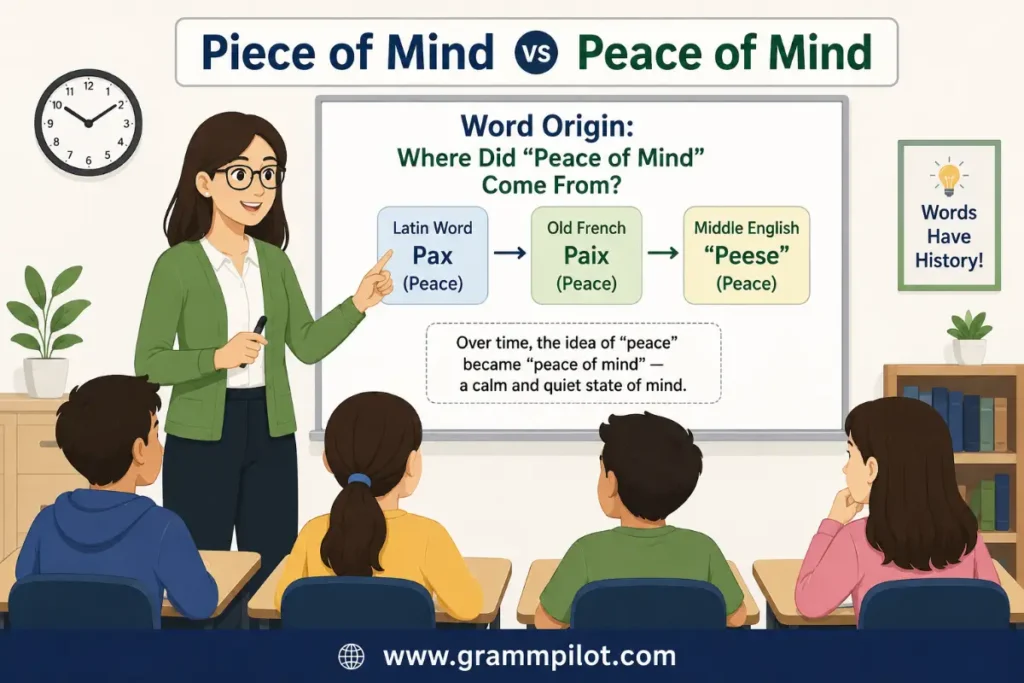 Word Origin: Where Did "Peace of Mind" Come From?