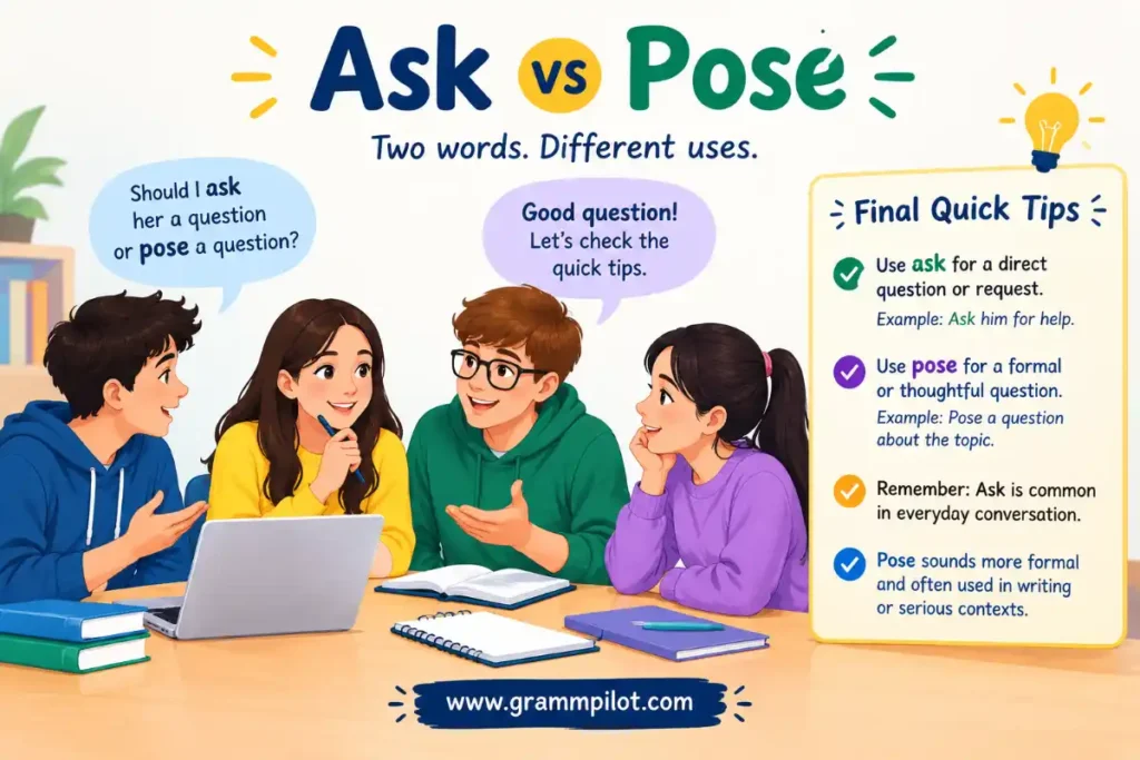 Final quick tips for choosing the right word