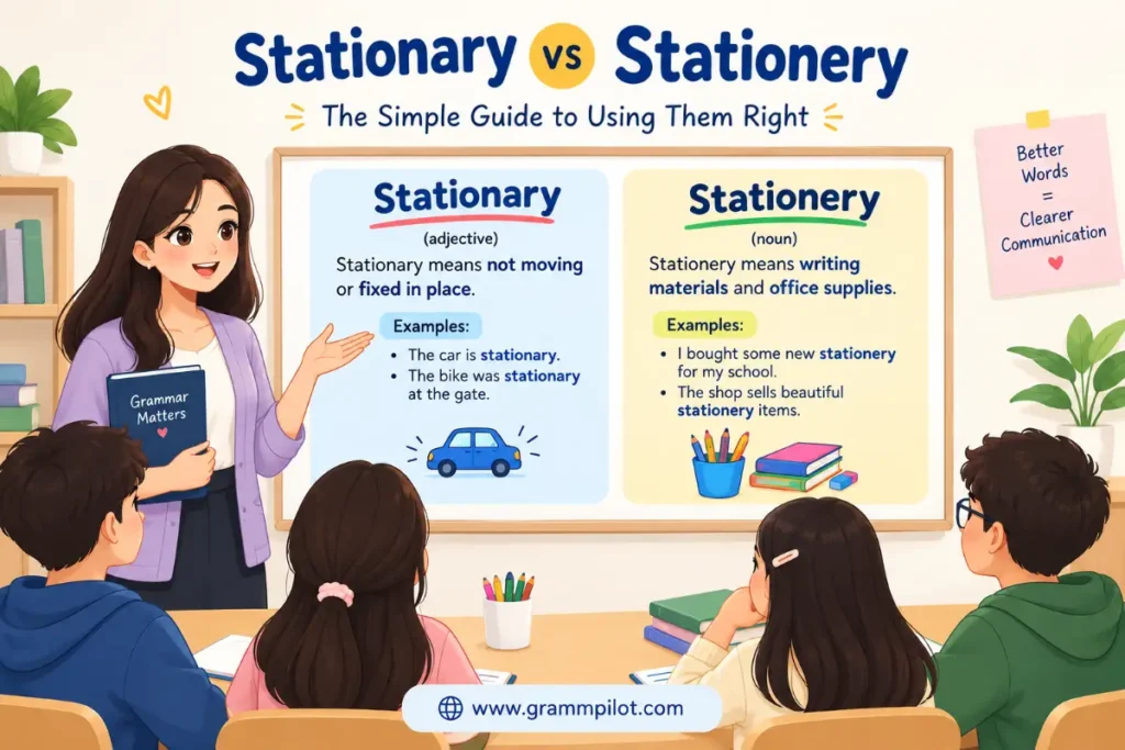 A final teacher explanation