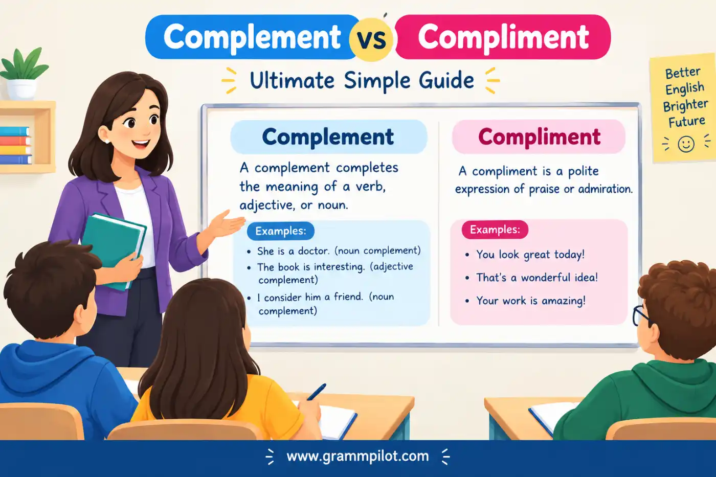 Complement vs Compliment: Ultimate Simple Guide