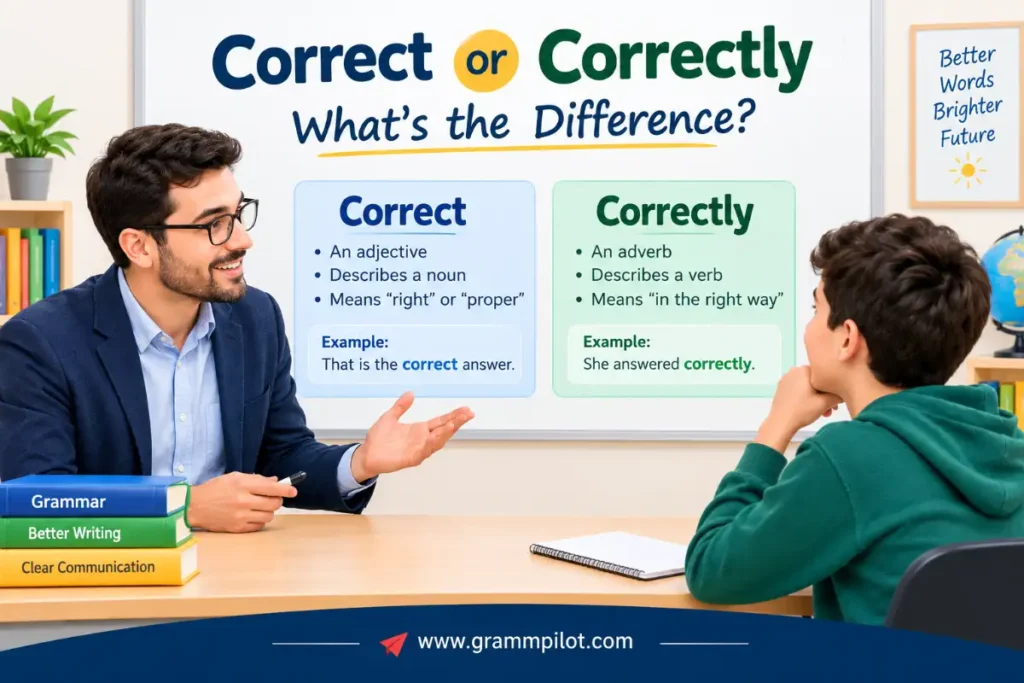 Correct or right: what's the difference?