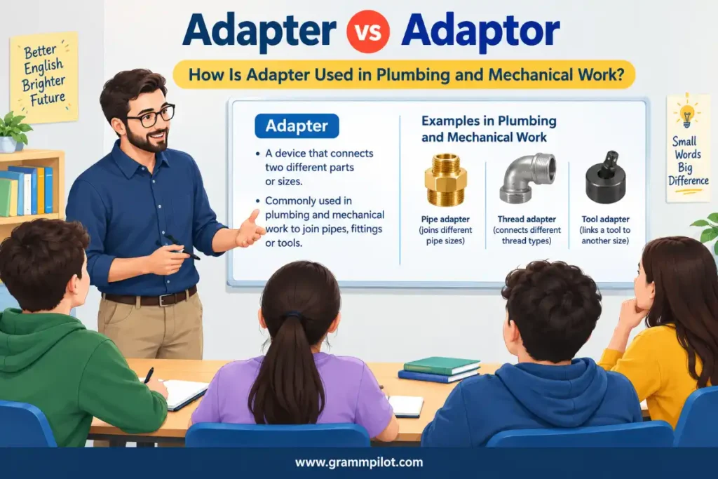 How Is Adapter Used in Plumbing and Mechanical Work?