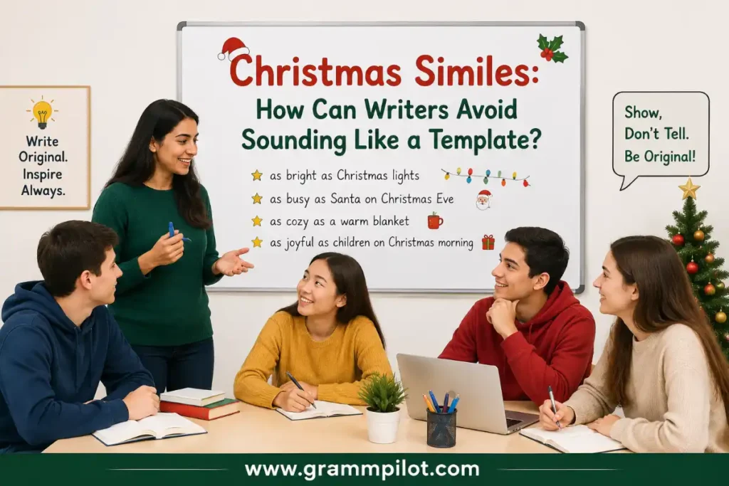 Christmas Similes: How Can Writers Avoid Sounding Like a Template?