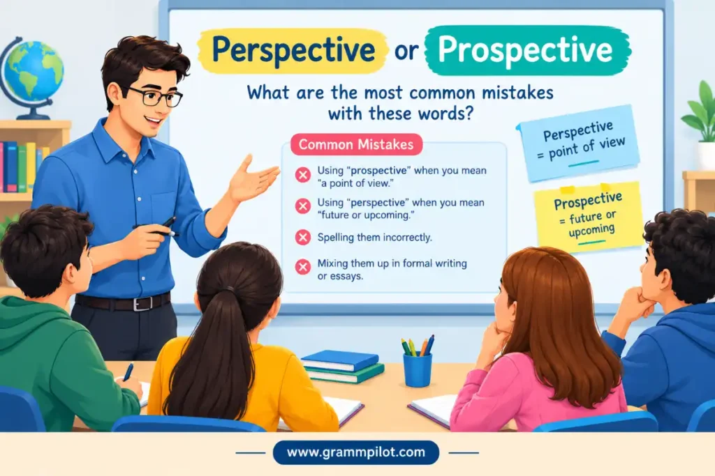 What are the most common mistakes with these words?