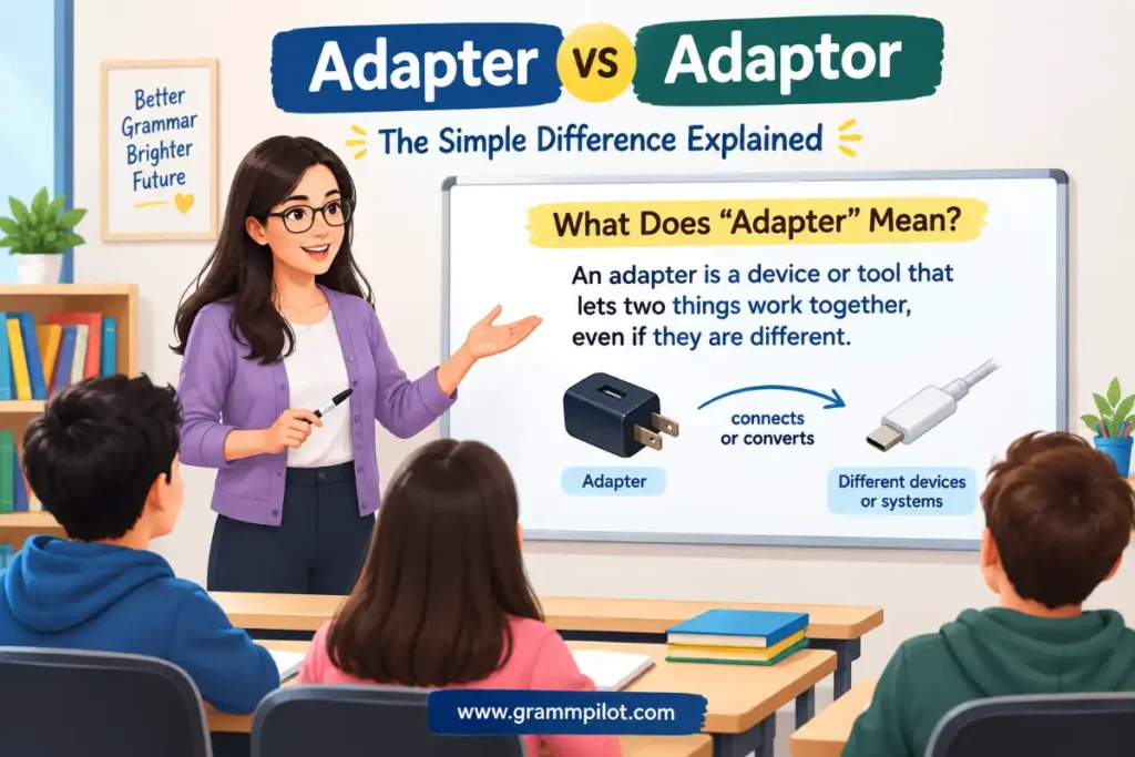 What Does “Adapter” Mean?