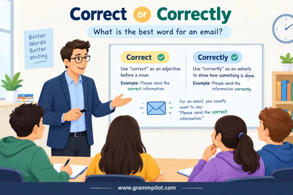 What is the best word for an email?