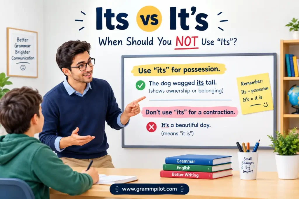 When Should You NOT Use “Its”?