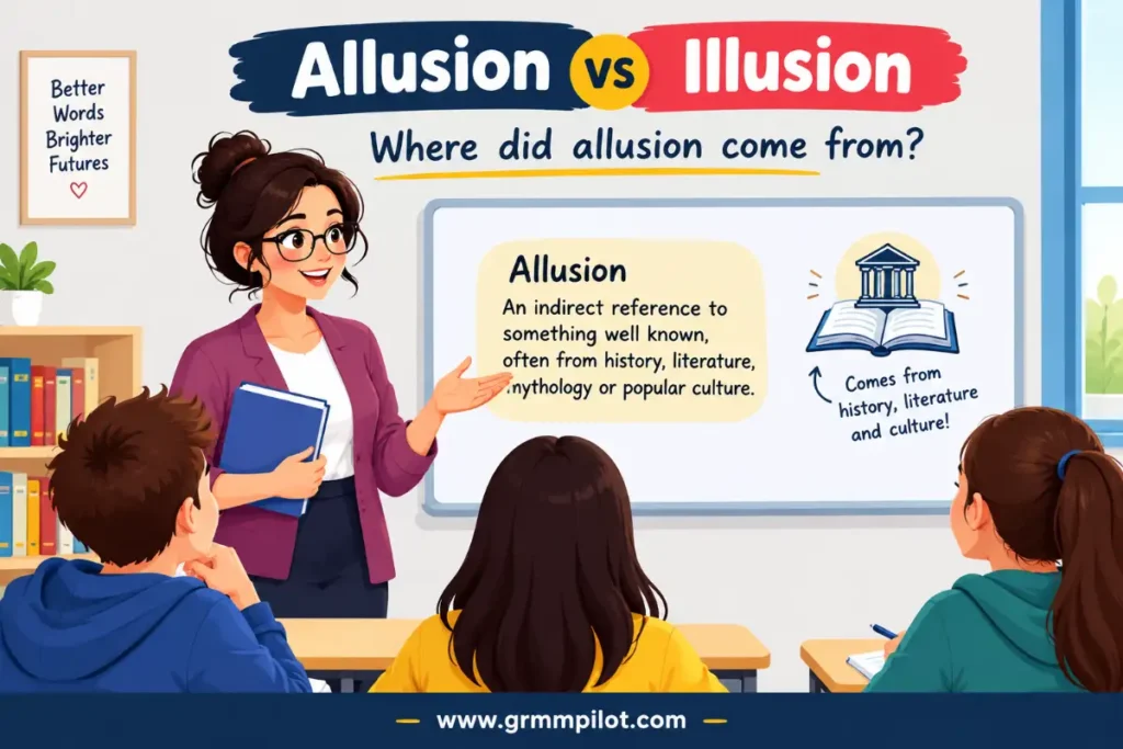 Where did allusion come from?
