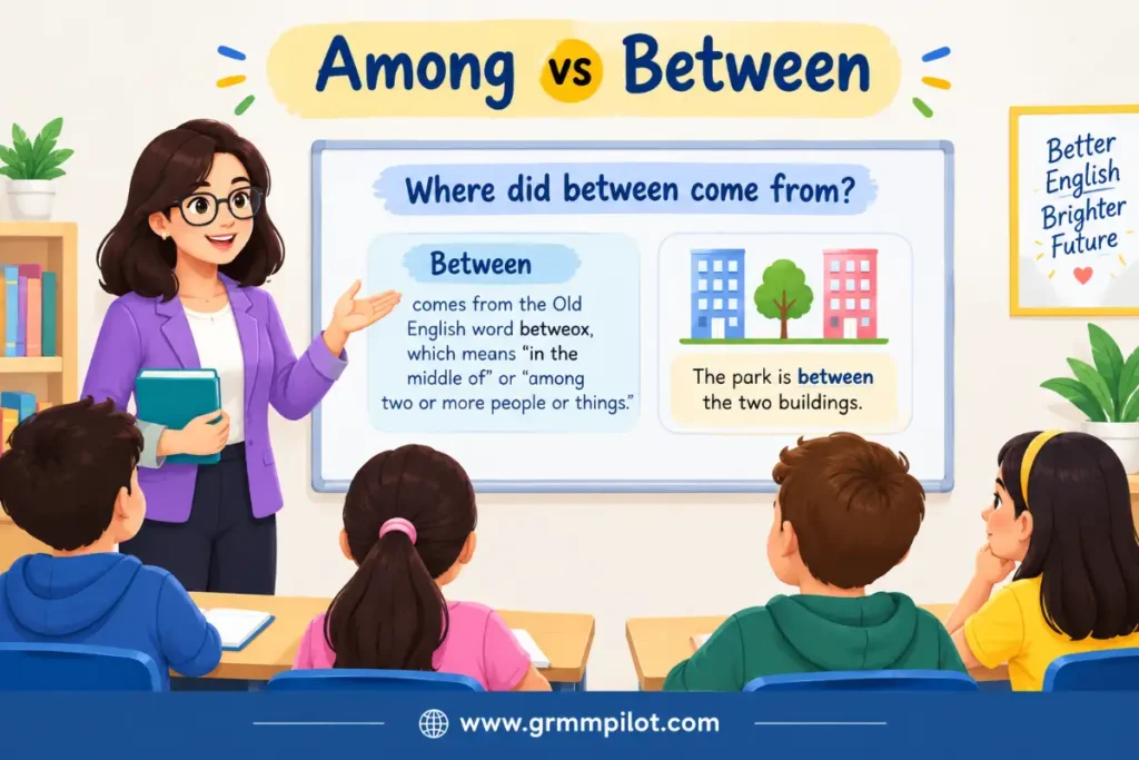 Where did between come from?