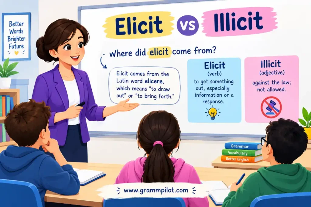 Where did elicit come from?