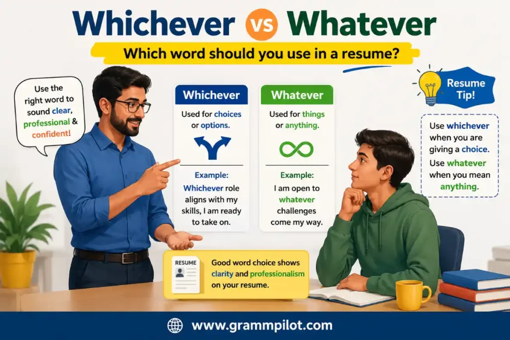 Which word should you use in a resume?