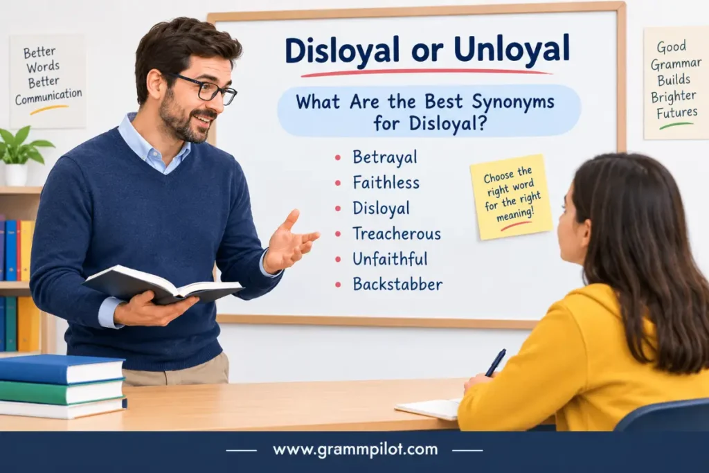 What Are the Best Synonyms for Disloyal?