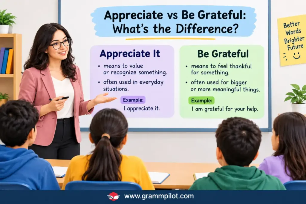 Appreciate vs Be Grateful: What's the Difference?