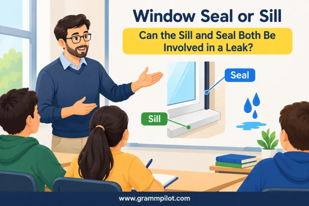 Can the Sill and Seal Both Be Involved in a Leak?