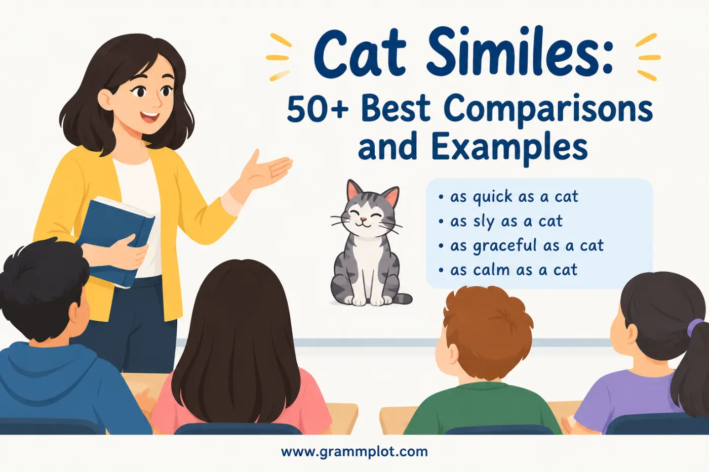 Cat Similes: 50+ Best Comparisons and Examples