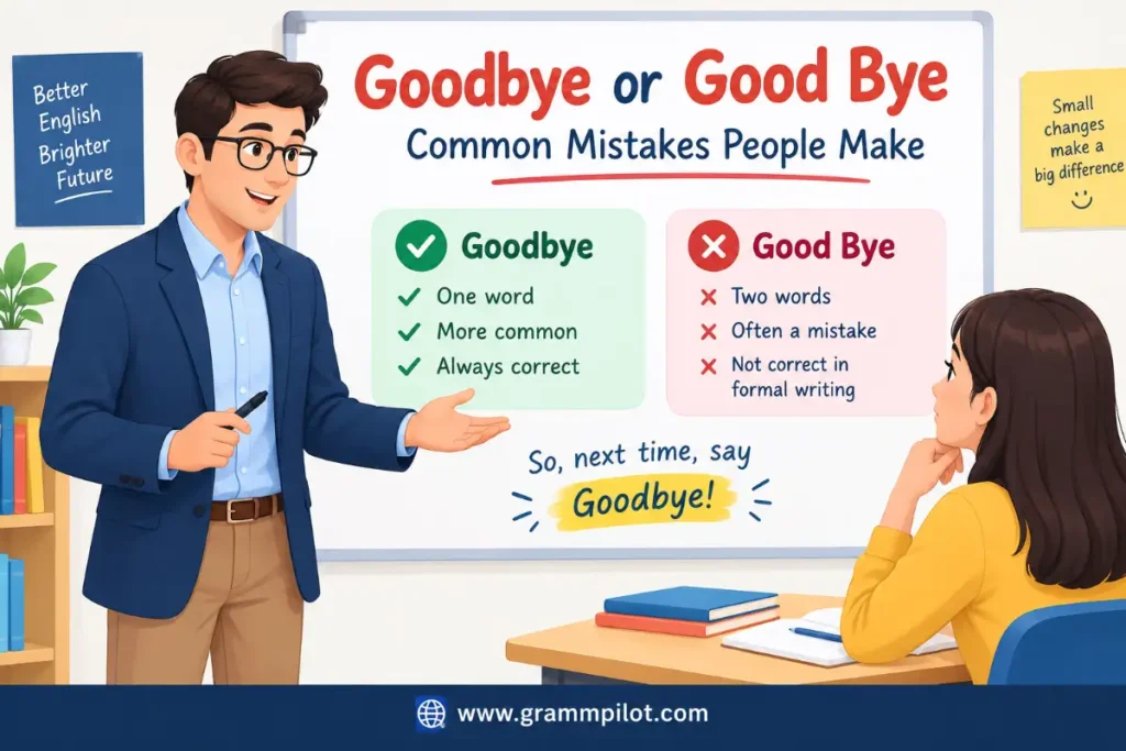 Common mistakes people make with goodbye