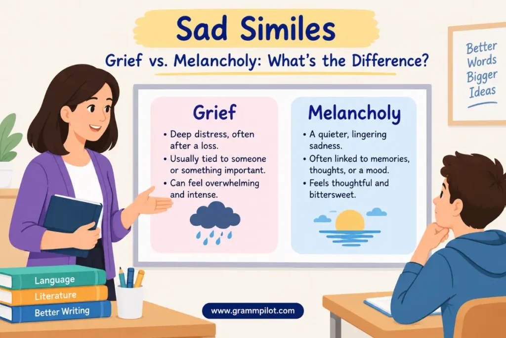 Grief vs. Melancholy: What's the Difference?
