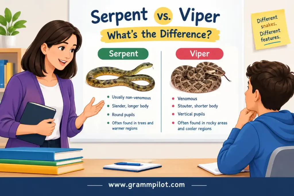 Serpent vs Viper: What's the Difference?