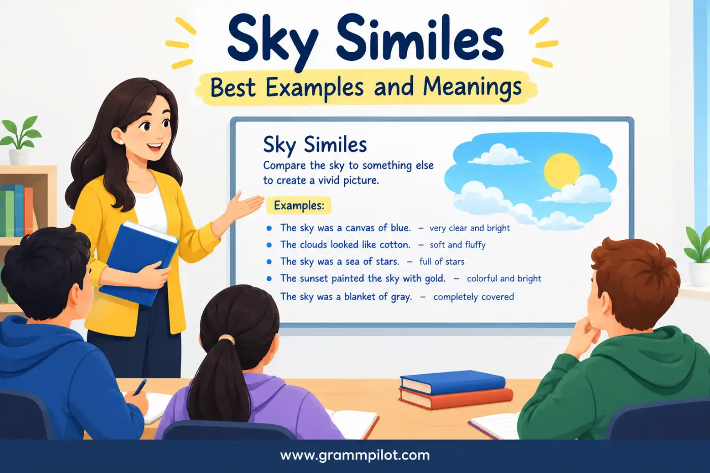 Sky Similes: Best Examples and Meanings