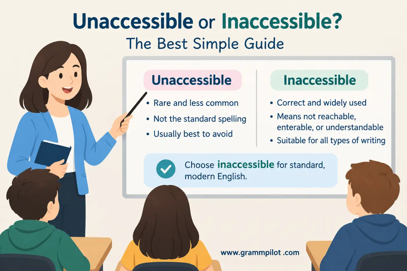 Unaccessible or Inaccessible: The Best Simple Guide