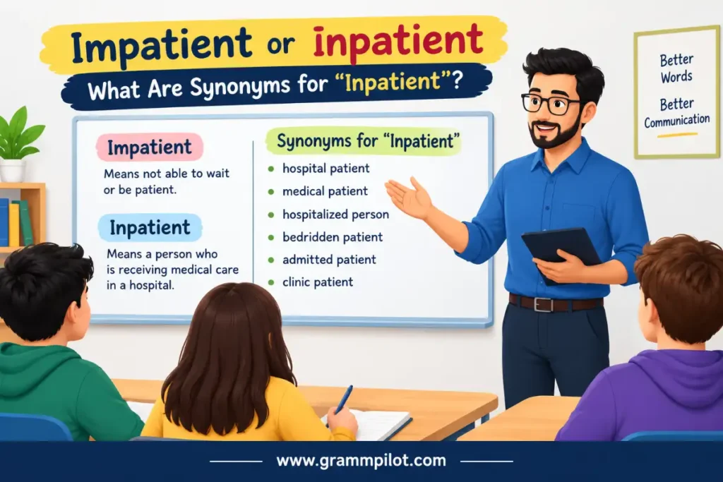 What Are Synonyms for “Inpatient”?
