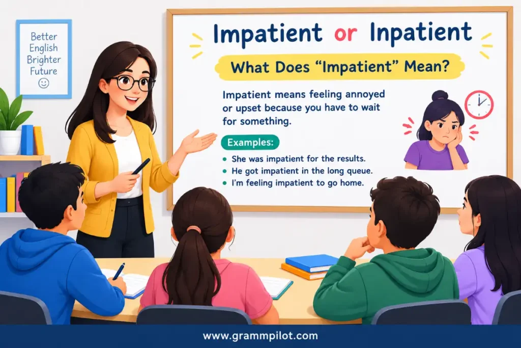 What Does “Impatient” Mean?
