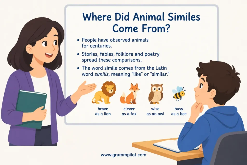Where Did Animal Similes Come From?